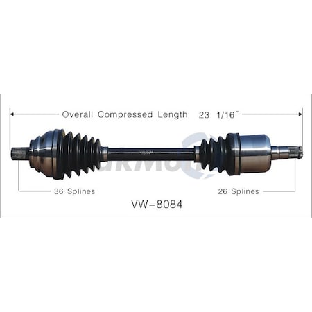 Surtrack Axle Cv Axle Shaft, Vw-8084 VW-8084
